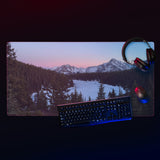 Gaming Mouse Pad Canadian Rocky Mountains Sunnset