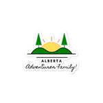 Black Alberta Adventurer Family Bubble-free stickers